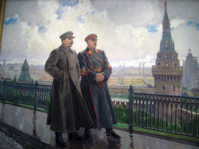 New Tretyakov: Stalin & Vosrshilov Alexander Gerasimov (1938), Tretyakov Galleries, Moscow & St Petersburg 2009