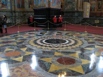 Church on Spilled Blood: Interior, St Petersburg, Moscow & St Petersburg 2009
