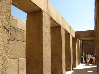(Rebuilt) Temple, near Sphinx, Cairo, Egypt 2010