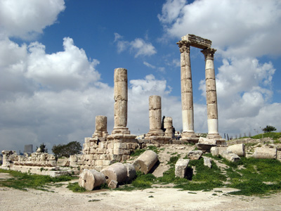 Fragments of Temple of Hercules, Amman, Jordan 2010