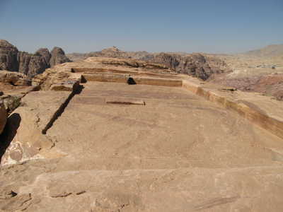 Ceremonial Area Near High Place of Sacrifice, Petra Day-1, Jordan 2010