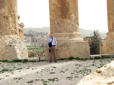 Jupiter: Column bases., Baalbek, Lebanon 2010