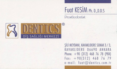 Dentics, Ankara, Turkey March 2010