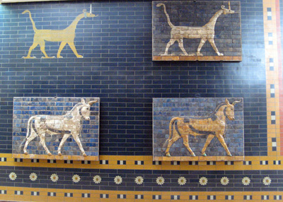 Three Critters from the Ishtar Gate, Istanbul, Turkey March 2010