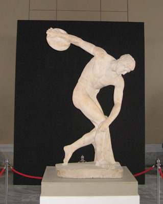 "Townley" Discus Thrower Head is addition, at wrong a, Istanbul, Turkey March 2010