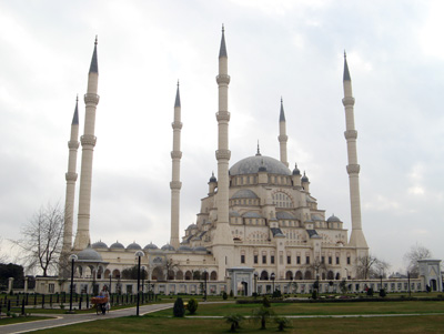 Adana's very grand new Mosque, Turkey March 2010