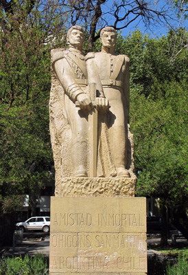 O'Higgins & San Martin (Plaza Chile) "Immortal Friendship&, Mendoza, Argentina 2010
