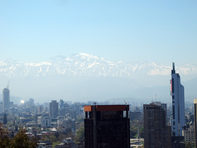 Torres Mirador: Looking East Outliers of the Andes, Santiago, Chile 2010