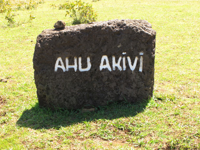 Ahu Akivi, Easter Island, Chile, 2010