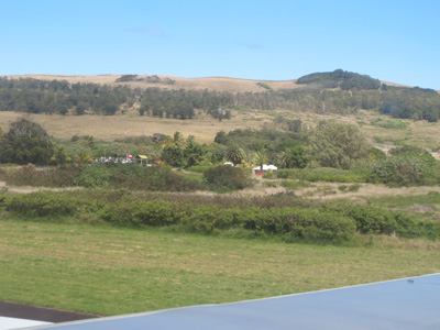 Departure View, Easter Island, Chile, 2010