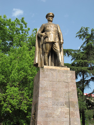 Ataturk at Trebizond, Trabzon, Turkey May 2010