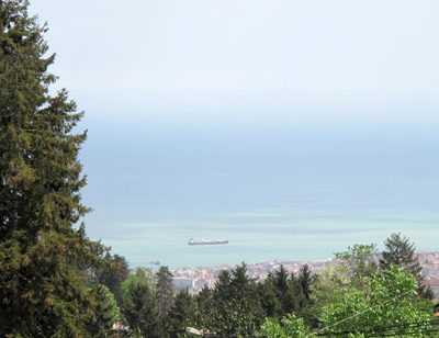 View from Ataturk Villa, Trabzon, Turkey May 2010