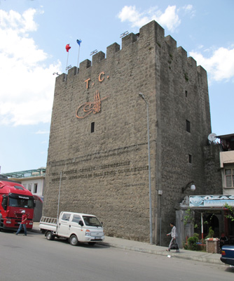 Rebuilt Tower, Trabzon, Turkey May 2010