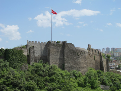 Restored City Walls, Trabzon, Turkey May 2010