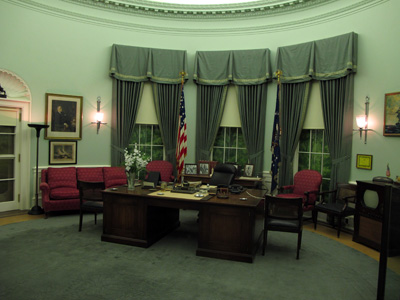Truman Oval Office Reconstruction, Independence, MO, 2010 USA West