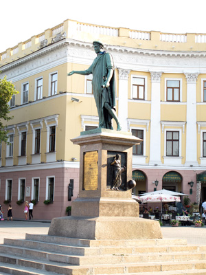 Duke de Richelieu "Founder of Odessa", Crimea 2011