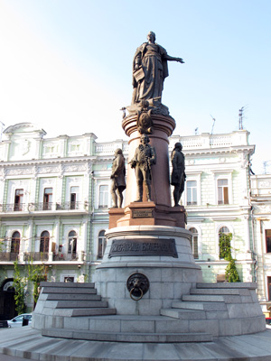 Catherine the Great Who decreed the city's creation., Odessa, Crimea 2011