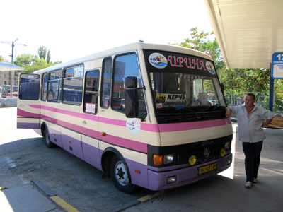 Simferopol-Kerch Bus, Crimea 2011
