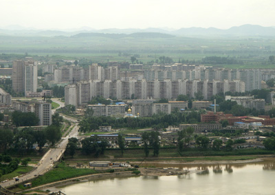 Massed Apartment Blocks, Pyongyang, North Korea 2011
