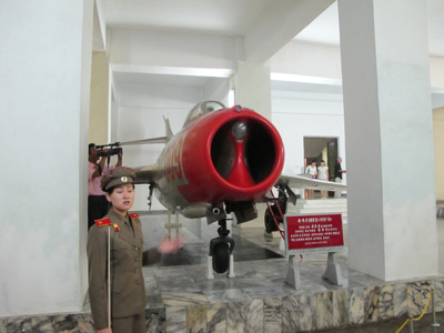 DPRK Plane, War Museum, North Korea 2011