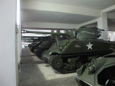 Captured US Tanks, War Museum, North Korea 2011