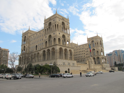 Government House Formerely "House of the Soviets", Baku, 2011 Azerbaijan + Iran + Armenia