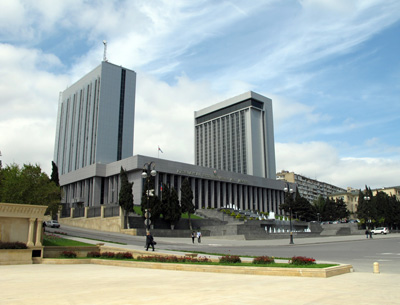 Azerbaijan Parliament, Baku, 2011 Azerbaijan + Iran + Armenia