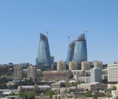 Flame Towers, Baku, 2011 Azerbaijan + Iran + Armenia