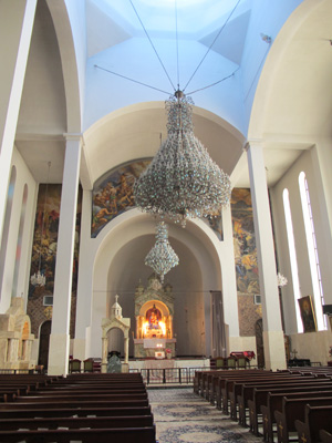 Armenian Cathedral interior, Tehran, 2011 Azerbaijan + Iran + Armenia
