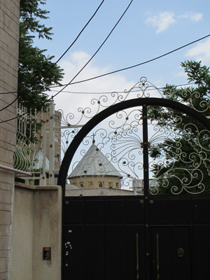 Glimpse of St St Mary�s church, Tabriz, 2011 Azerbaijan + Iran + Armenia
