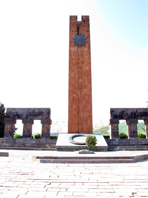 Soviet WWII Memorial, Stepanakert, 2011 Azerbaijan + Iran + Armenia