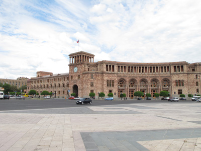Treasury Clock Tower, Yerevan, 2011 Azerbaijan + Iran + Armenia