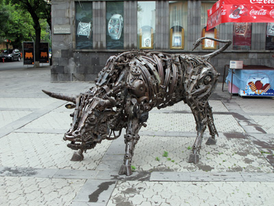 Lunging Bull, Yerevan, 2011 Azerbaijan + Iran + Armenia