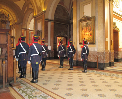San Martin's Tomb Honour Guard, Buenos Aires, South America 2011