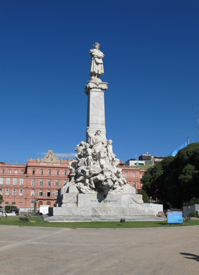 Columbus Statue, Buenos Aires, South America 2011