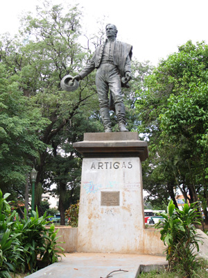 Artigas, Plaza Uruguay (Uruguayan national hero.), Asuncion, South America 2011