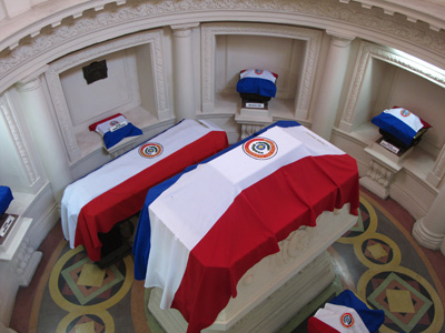 Tombs of Generals and the Unknown Soldier, Asuncion, South America 2011