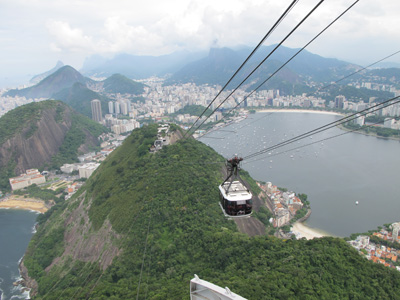 Sugarloaf cablecar, Rio de Janeiro, South America 2011