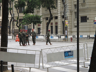 Security for Obama's visit, Rio de Janeiro, South America 2011