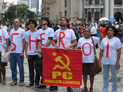 Marxist-Leninst Party. All twelve of them., Rio de Janeiro, South America 2011