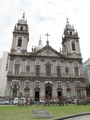 Igrejia de N.S. Candelarai church Founded by a ship-wrecked cap, Rio de Janeiro, South America 2011