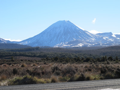 Mount Ngauruhoe, Auckland to Wellington, 2013 New Zealand