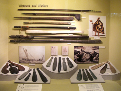 Maori Weapons, Canterbury Museum, 2013 New Zealand