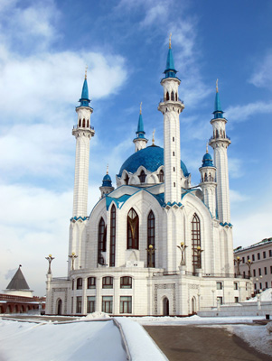 Kremlin: Qolsarif Mosque, Kazan, 2013 Volga Cities
