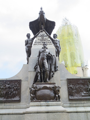 Simon Bolivar statue, Panama City, Panama 2014