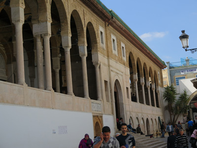 Zaytuna Mosque entrance, Tunis Medina, Tunisia 2014