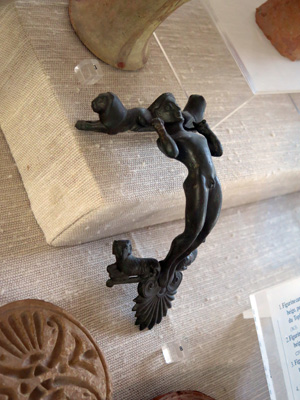 Vase handle, 5th c bc, Carthage Museum, Tunisia 2014