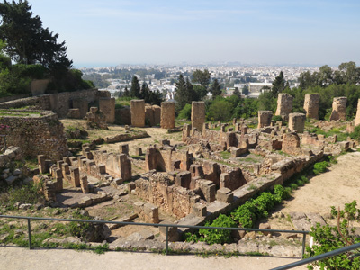 Punic Carthage: houses & shops, Tunisia 2014