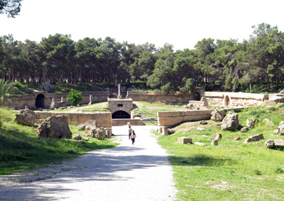Core of Roman Amphitheatre, Carthage, Tunisia 2014