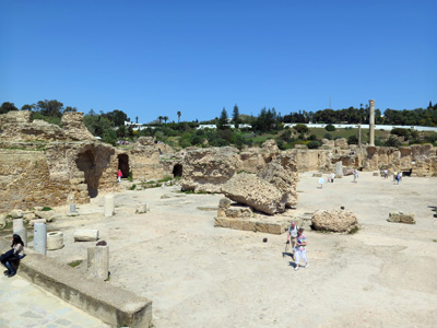 Antonine Baths, Carthage, Tunisia 2014